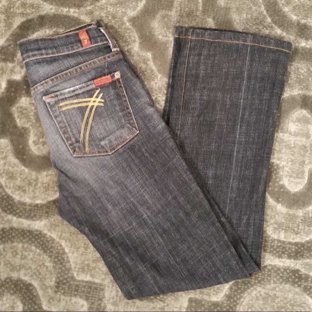 Charcoal 7 for all mankind jeans